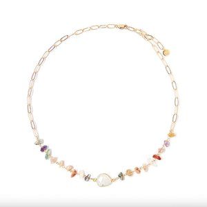 Tess and Tricia Rocky Multi Natural Necklace